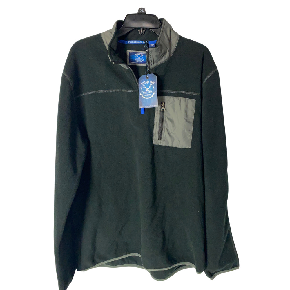 Nordstrom Vintage 1946 Mens 1/4 Zip Grey Pullover Jackets NWT XL - Picture 1 of 3